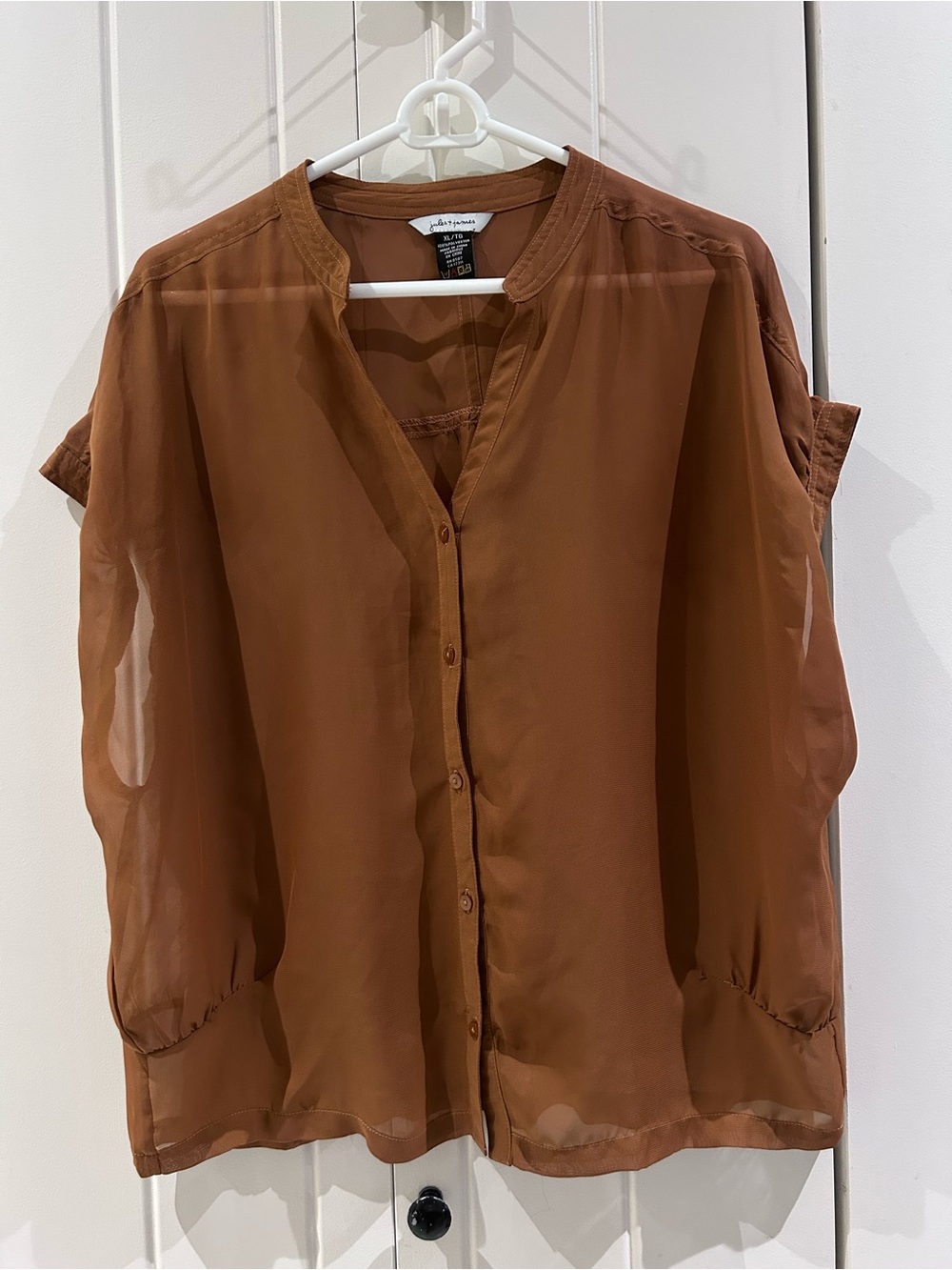Jules + James sheer top